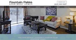 Desktop Screenshot of fountainpalmsapts.com